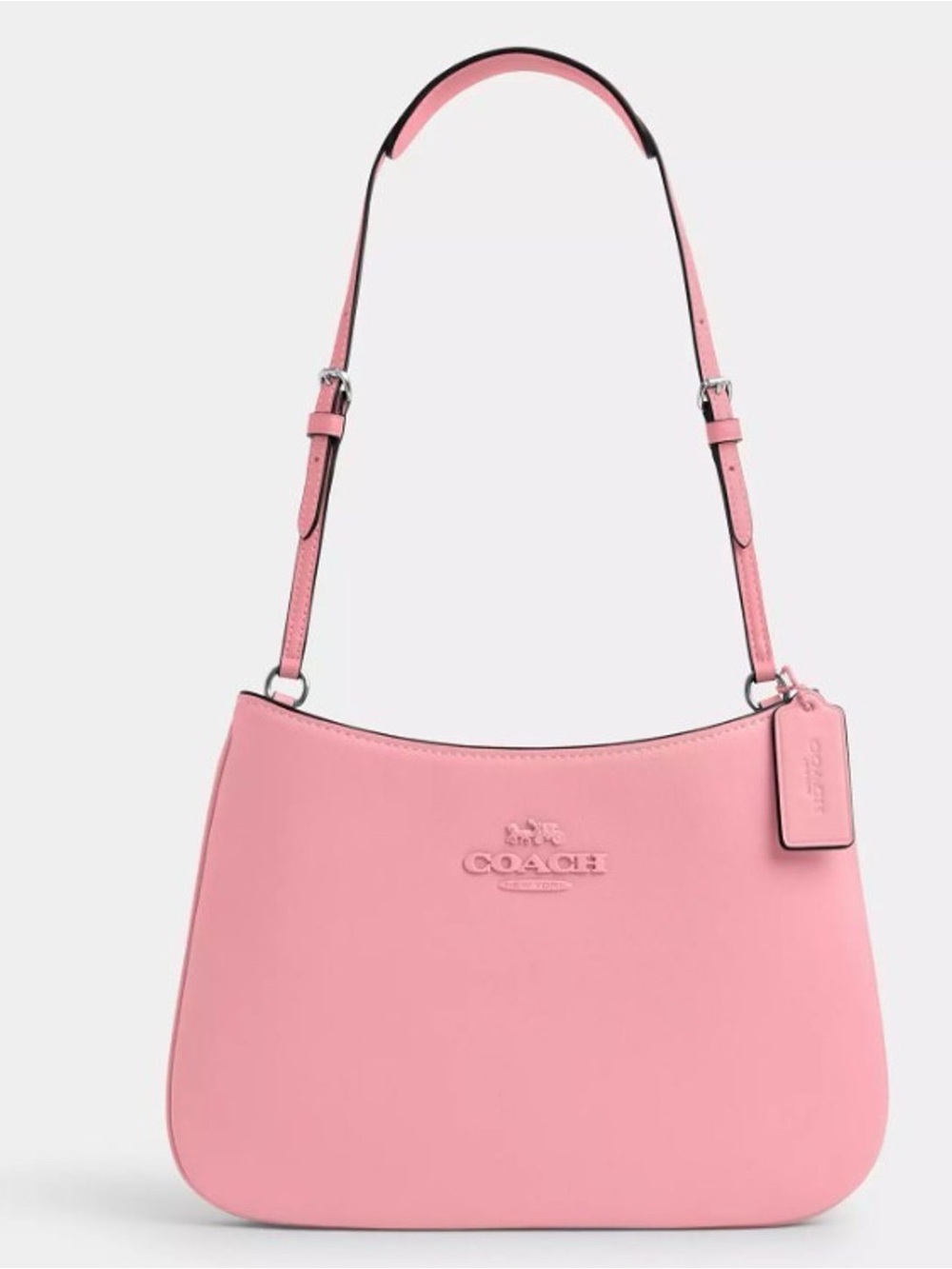 NWT Coach Rose Pink Leather Shoulder Hobo